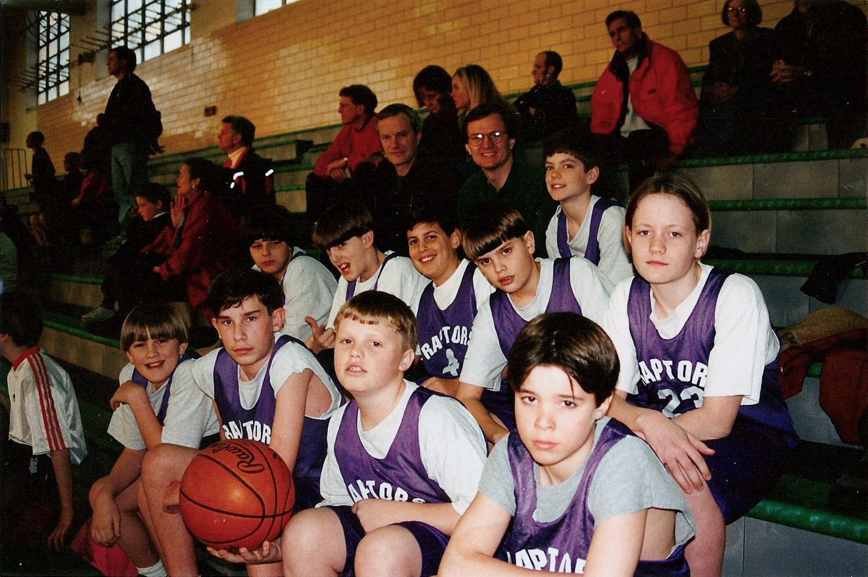 Group photo of boys basketball team